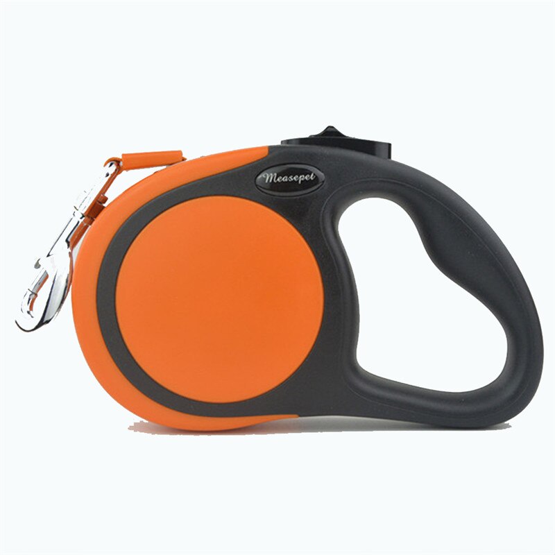 5M 50KG Pet Retractable Leash ABS Large Medium Dog Automatic Walking Leash Lead: JF021 Orange