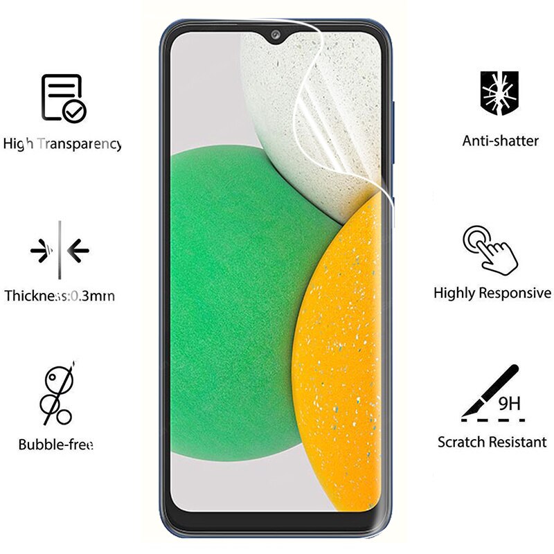 4 In 1 Hydrogel Film Voor Samsung A03 Core Screen Protector Films Voor Galaxy A03 Core A03Core SM-A032F Beschermende Film niet Glas