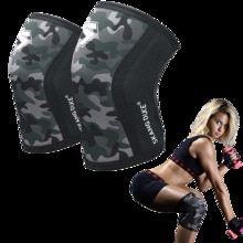 7MM Compression Crossfit genouillères Protection hommes femmes sport haltérophilie volley-ball Snowboard travail plus genouillère Support