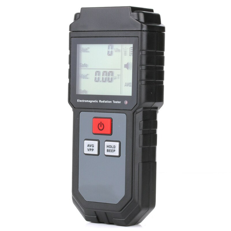 EMF Meter Electromagnetic Radiation Detector Handheld Digital Lcd Dosimeter Tester For Electric Field Radiation Ghost Meter