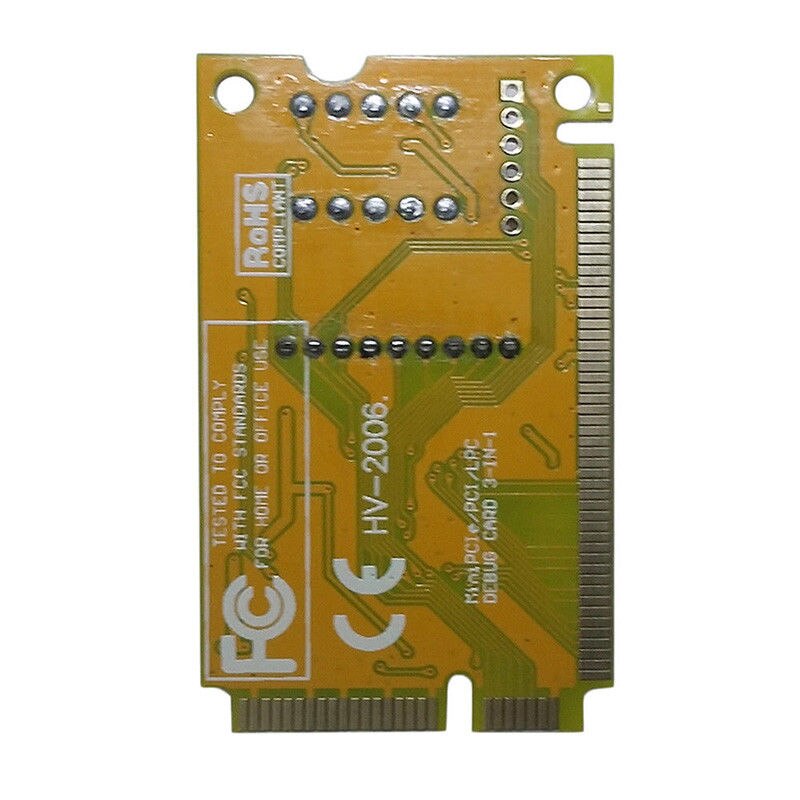 2-Digit Draagbare Computer Pc Mini Pci Pci-E Lpc Laptop Analyzer Tester Moeder Board Debug Checker Diagnostische Kaart