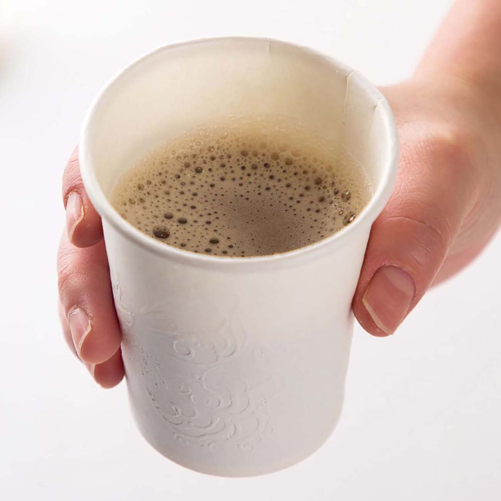 50Pcs Natural Bamboo Fiber Paper Disposable Cups Wedding Birthday Party Juice Tea Coffee Cup Tableware Stand Eco-friendly