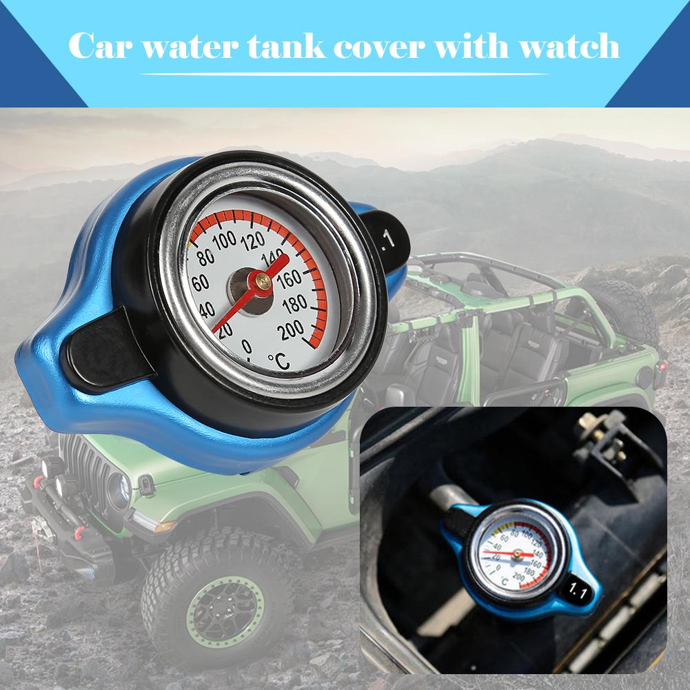 Universal Car Temperature Gauge Radiator Cap with Utility Safe Thermostatic Radiator Cap Tank Cover