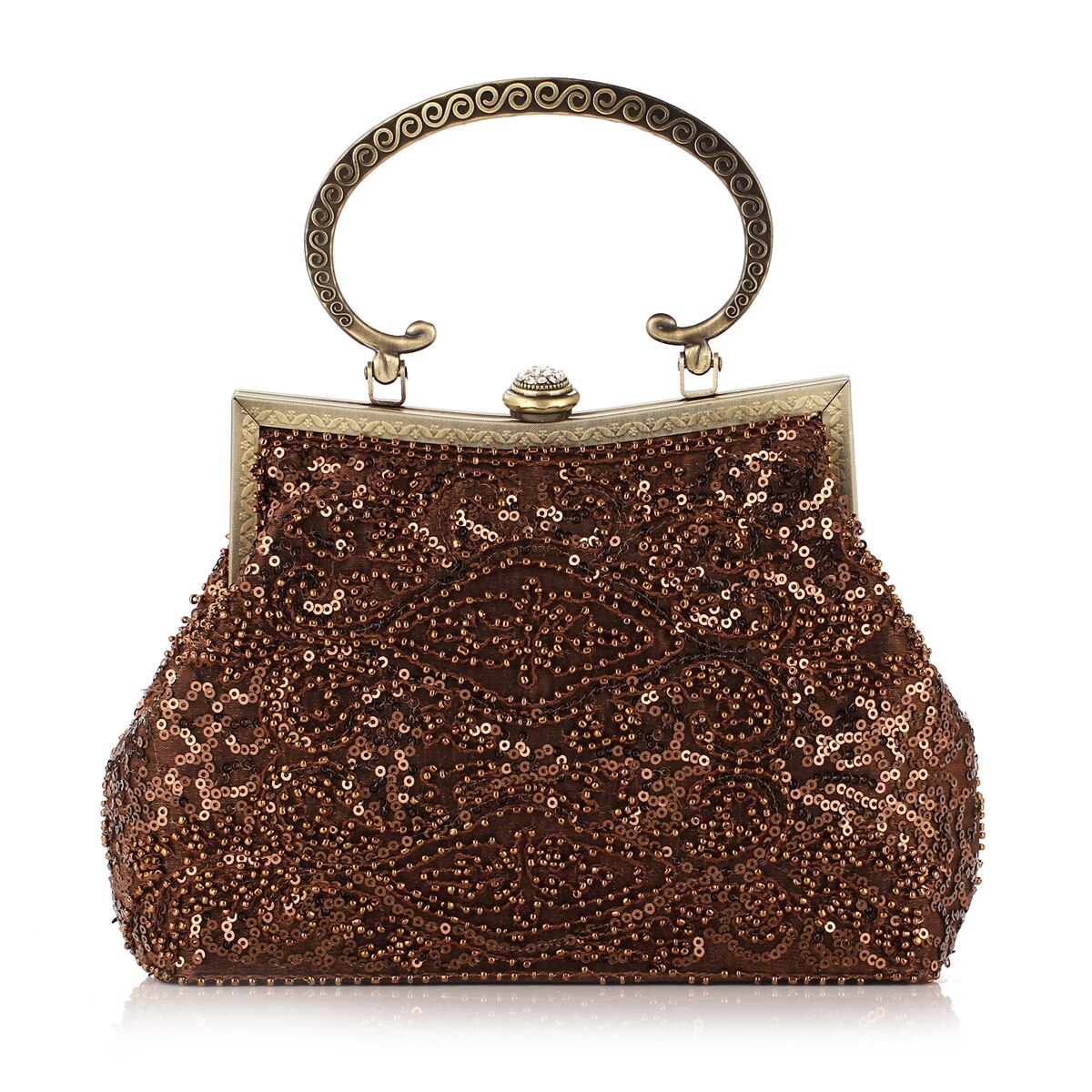 Red Glitter Evening Bags Women Hobos Luxury Party Small Handbags Female Soft Surface Clutches Wedding Banquet Purse Pouch