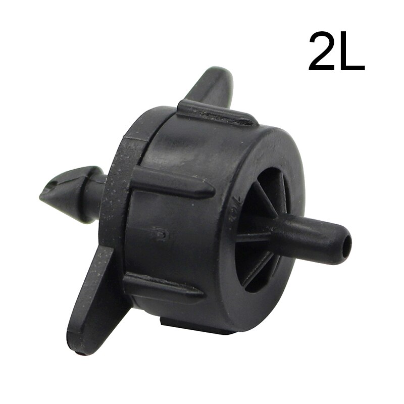 Gotero compensado por presión de 2L/4L/8L, sistema de goteo por goteo, área montañera, riego de césped y jardín, 20 unidades: 2L