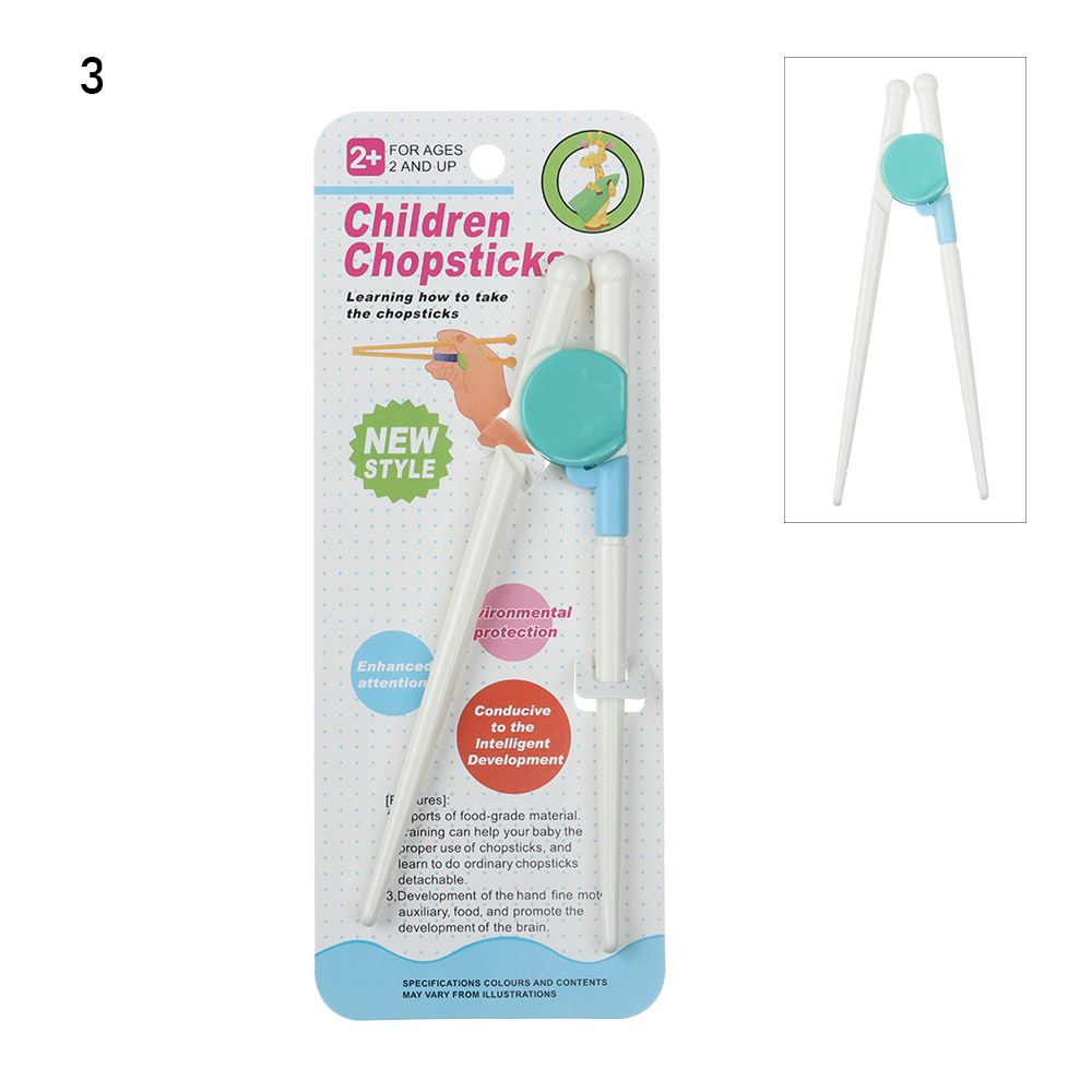 1 Pair Cute Chopsticks For Children Cartoon Learning Chop Sticks Reusable Training Chopsticks Cute Kids Baby Tableware: 3