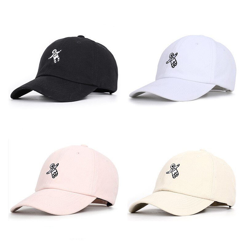 Spaceman Baseball Cap Unisex Borduren Astronauten Hoed Mode Dad Caps Verstelbare Katoen Snapback Hoeden 4 Kleuren Beschikbaar