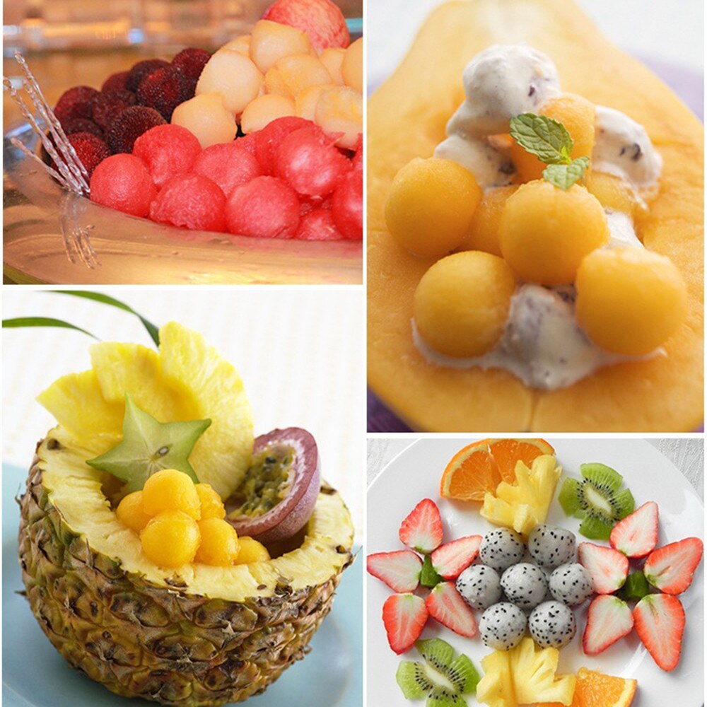 Food Carving Watermelon Tool Set Of Three Watermelon Baller Carving Seed Remover Fruit food carving knife watermelon knife