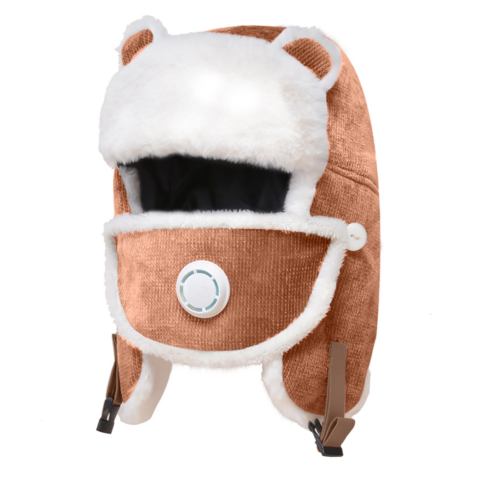 neue Herbst Winter Frauen Kabel Bomber Hütte Dicke Warme Freien Earflap Deckel Winddicht Süße Nette Katze Ohr Flieger Uschanka: BW