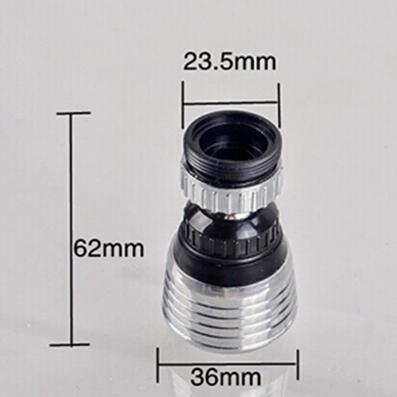 2PCS Faucet Aerator Water saving device For Home hotel 360 Degree Water Bubbler Swivel Head Saving Faucet Aerator Adapter Device
