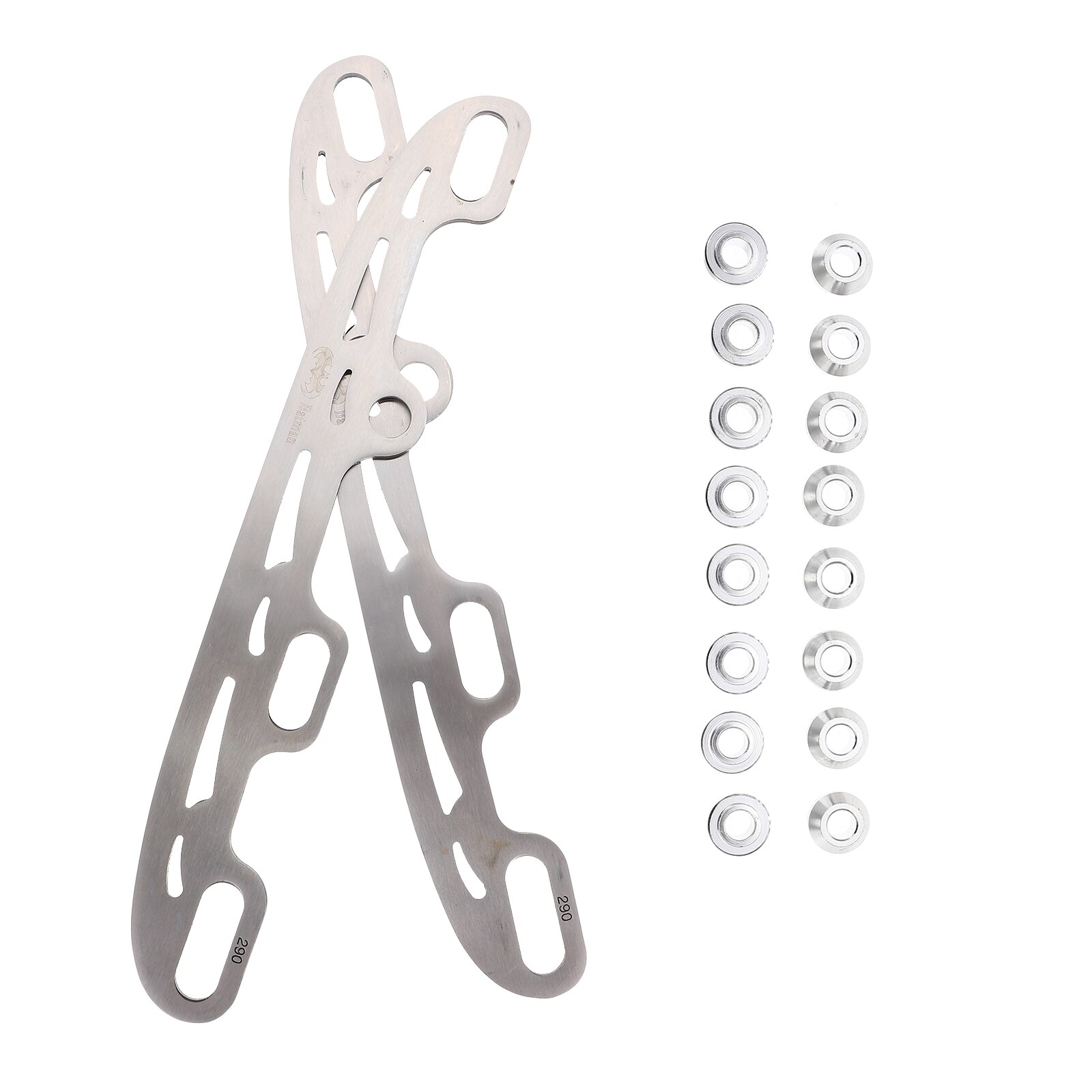 1 Set Metal Ice Skating Blades Skating Supply Skating Shoe Blades Skating Replacement Blades for Men Female: Silver 229X4.5CM