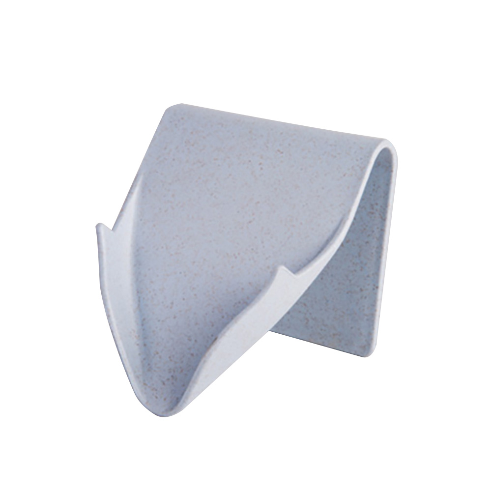 Wall Mount Stable ABS Practical Hygienic Storage Home Quick Drain Bathroom Self Adhesive Soap Holder No Drilling Space Saving: Blue