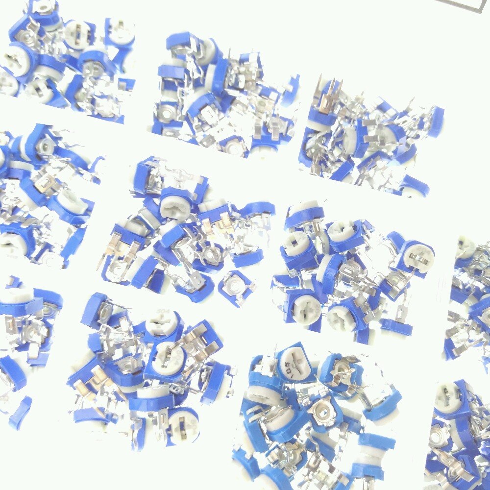 14 Values 280pcs 100ohm ~2M 200ohm 500ohm 5K 50K 500K 1M ohm Trimming top adjustment Variable Resistors Assorted Kit