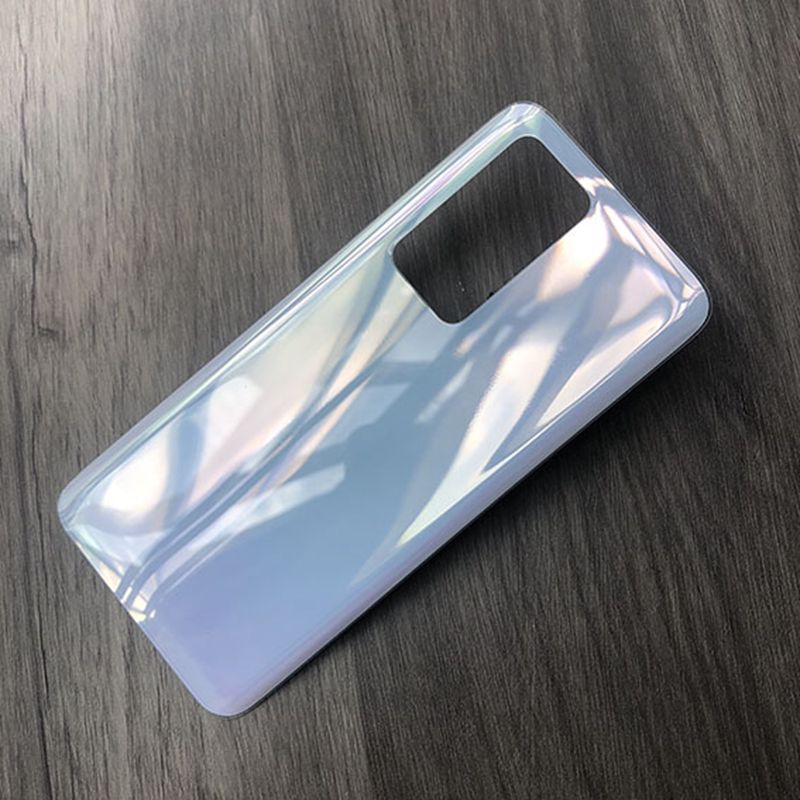 Przezroczysta tylna pokrywa dla Huawei P40 Pro pokrywa baterii tylna wymiana szkła P40Pro obudowa tylna obudowa przezroczysta obudowa naprawa: White No Lens