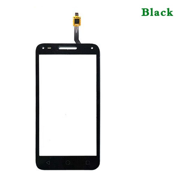 5.0 "Voor Alcatel One Touch U5 3G 4047D 4047G 4047 OT4047 OT4047D Touch Screen Digitizer Sensor Buitenste glas Lens Panel: Black No Tool