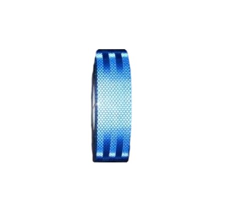 5CM*45M High Light Road Traffic Truck Van Construction Site Floor Self-adhesive Night Fluorescent Reflective Warning Tape: Blue