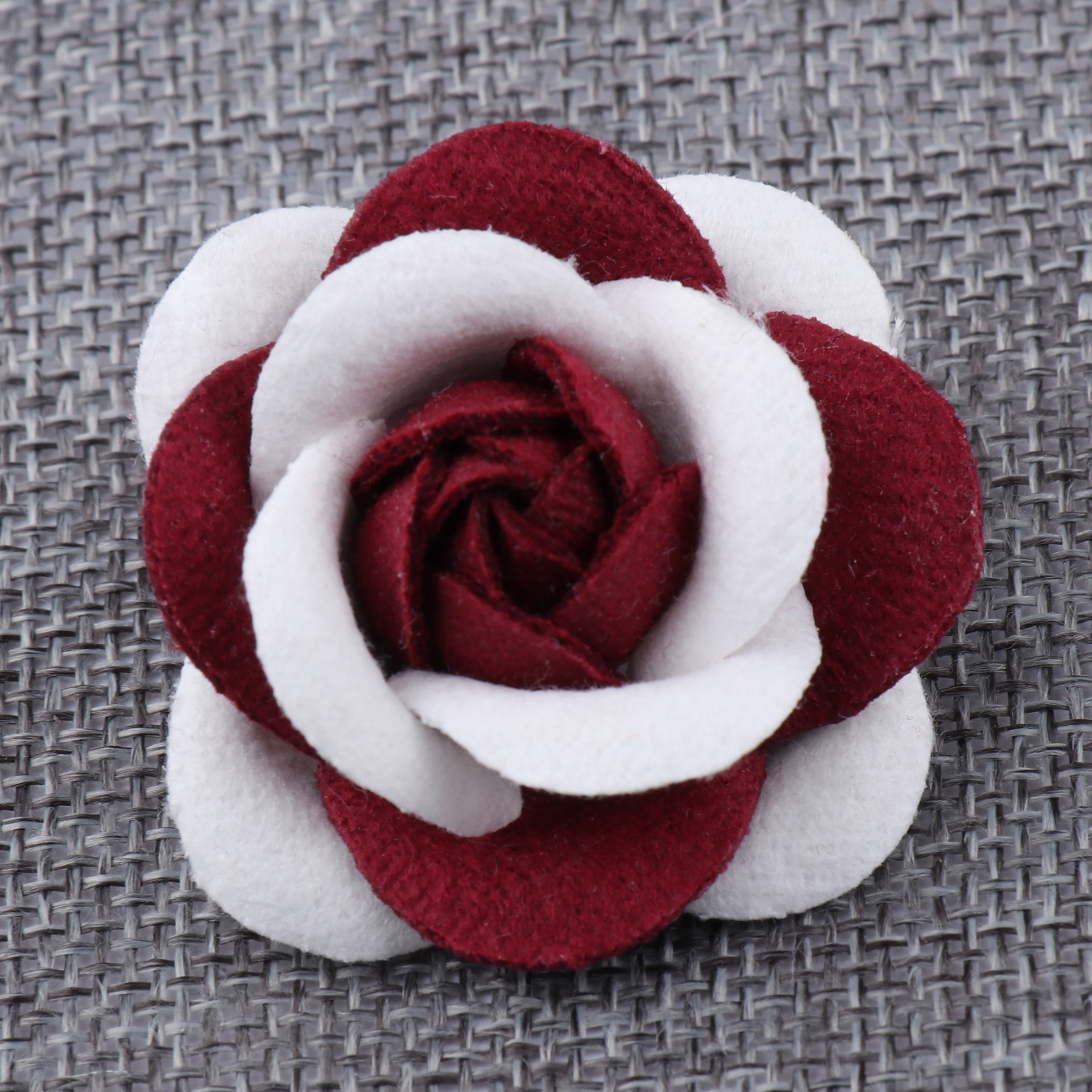 5x Kunstige Blomster 4cm - Rose Hoveder DIY til Hårpynt og Sløjfer: Himmelblå