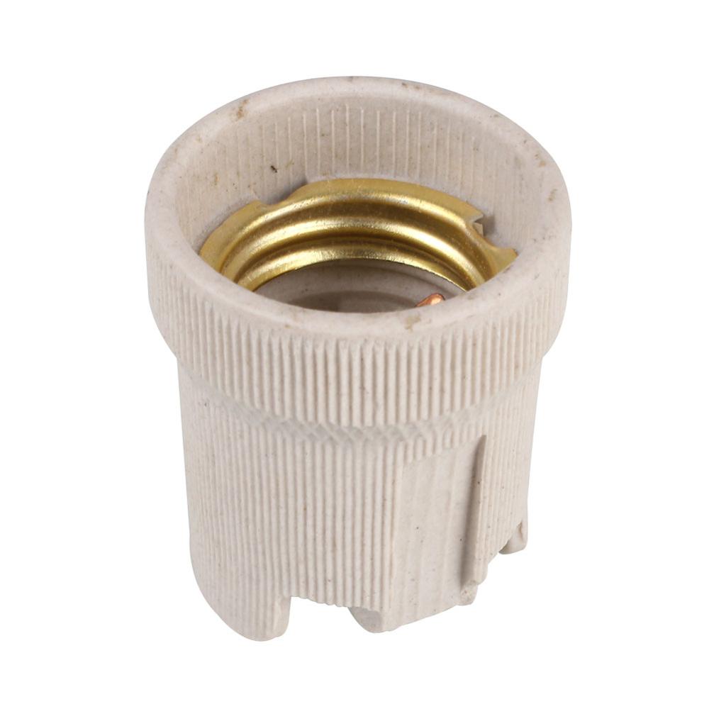 Lamp Holder Screw E27 Ceramic Socket Bulb Base Holder for Heat Lamps Reptile Vivarium: 2 pcs