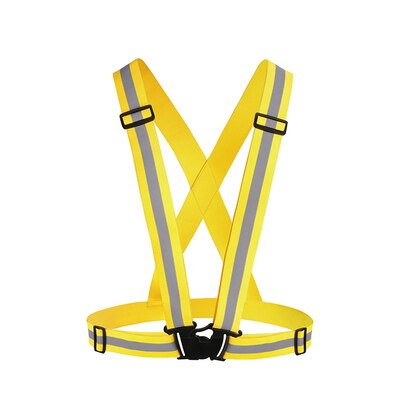 Reflective Safety Vest Strips for Construction Traffic Warehouse Visibility Security Jacket Reflective Strips Work Wear Uniforms: yellow