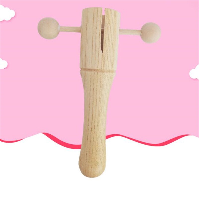 Martillo de juguete, martillo oscilante, barra de ritmo de madera, instrumento Musical de juguete, de educación iluminación temprana