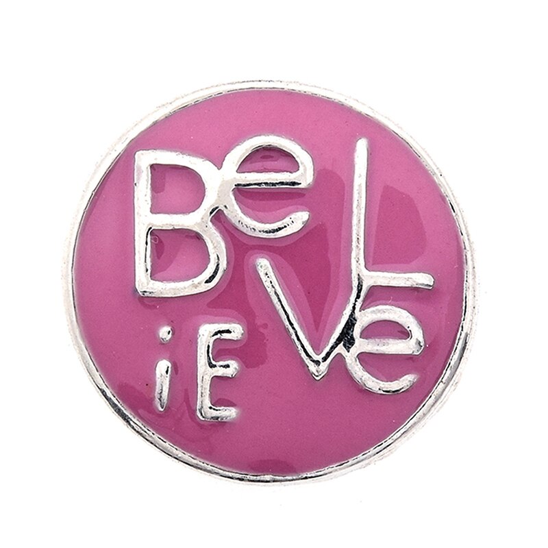 XH8027 Crystal 18mm cross hope believe arrow USA Metal Snap button fit snap jewelry DIY: Metal snap button10