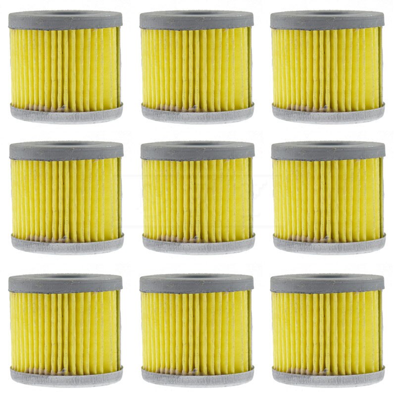 Para fueraborda Suzuki DF9.9 9.9A DF15 1996-1999, 2000, 2001, 2002, 2003, 2004, 2005, 2006, 2007, , , , -filtro de aceite para motocicleta: 9 PC