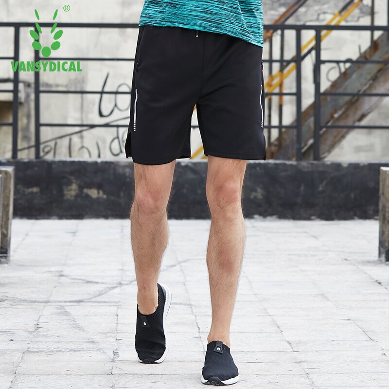 Herrgym bomullsshorts spring jogging sport fitness bodybuilding träningsbyxor manligt träningsmärke knälånga korta byxor