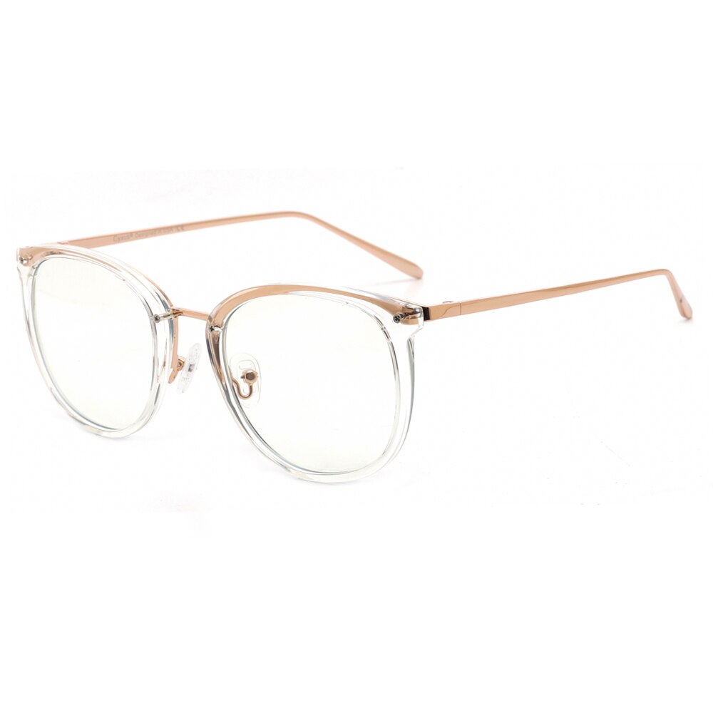 Lunettes d'ordinateur cyxus bloquant la lumière bleue pour femmes et hommes, lunettes anti-fatigue oculaire fashiontr 90 , verres transparents 8169: Jambe rose