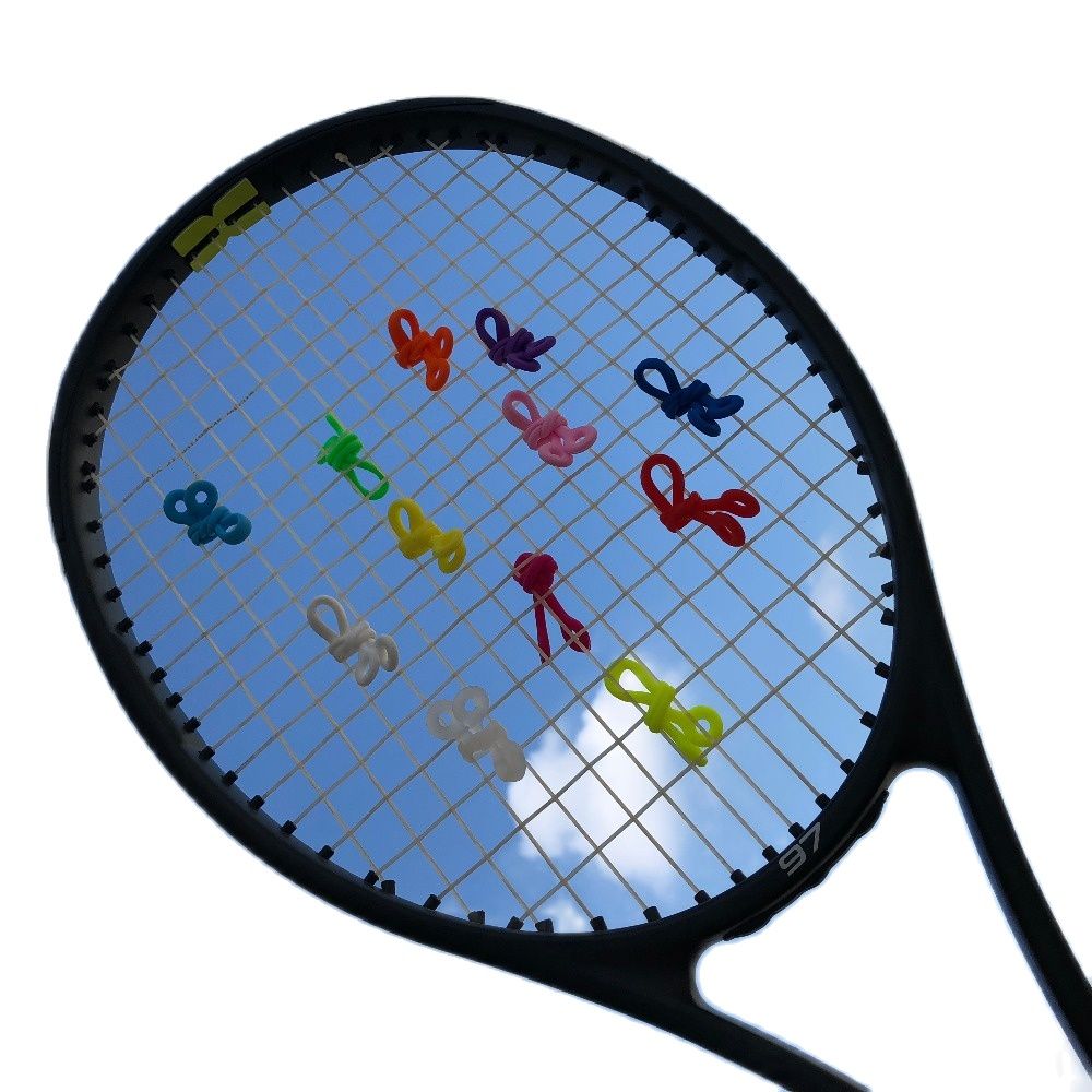 100 Stks/pak-Powerti Tennisracket Vibratie Knoop, Vibratie Demper, Tennis Knoop