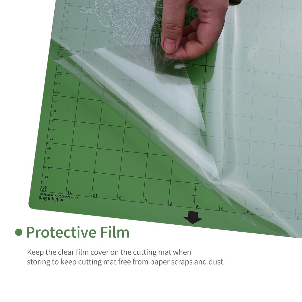 3Pcs 12*12Inch Non-Slip Replacement Cutting Mat StrongGrip/StandardGrip/LightGrip Adhesive Gridded Cutting Mats Cutting Machine