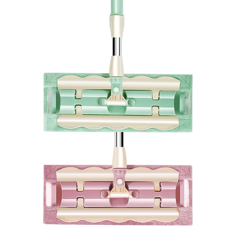 Flat Mop Floor Cleaning Mop 360 Degree Microfiber Broom Rotating Superfine Fiber Swabs wash flat Household Cleaning Tools