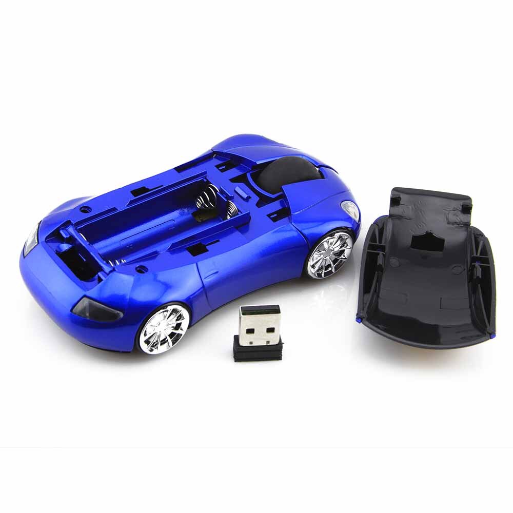2.4G Wireless Mouse Car Shape With Flashing LED Light Sem Fio Mouse For Netbook Laptop Gaming