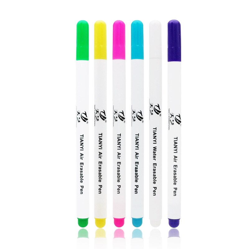 3/6PCS White Water Soluble Marker Pen Fabric Marking 6Water Erasable Marking Pen for Leather Marking Clothing Graffiti DIY: Dark Brown