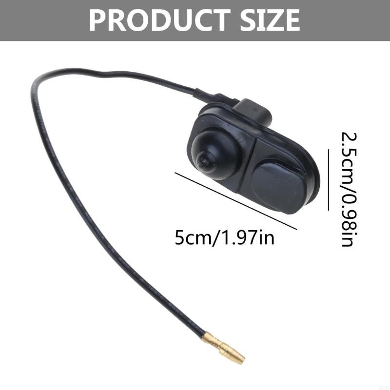 652f- pack  of 4 lättanvända lampströmbrytare knapp multifunktionell dörrbelysningsknapp enkel installation ljusströmbrytare