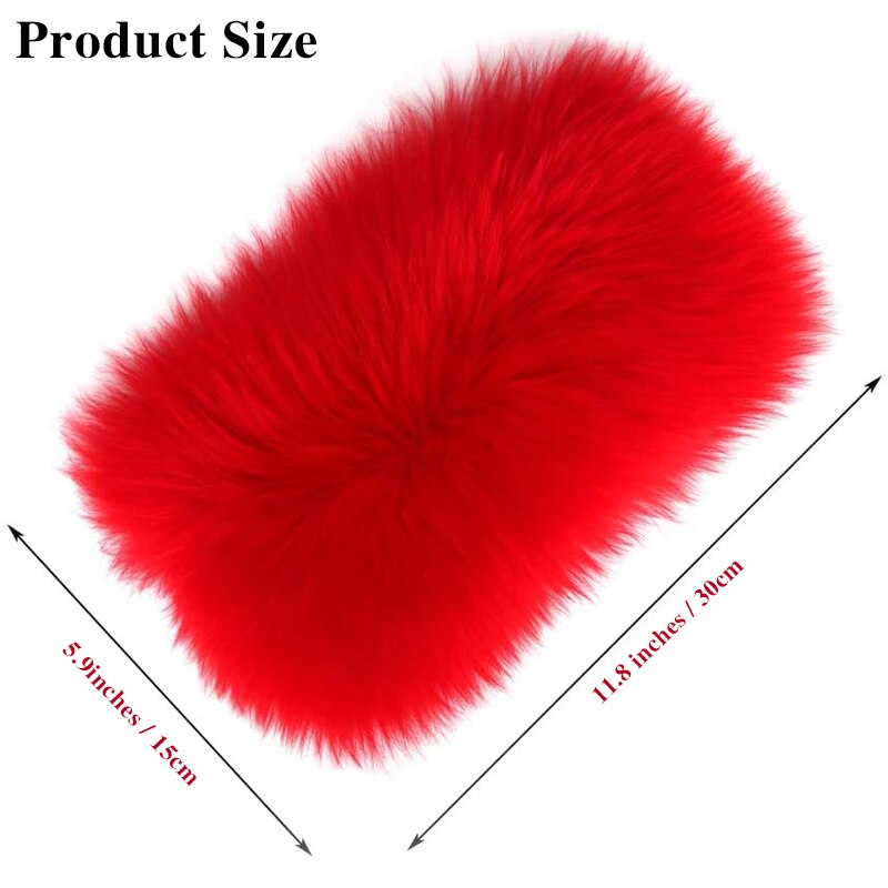 Auto Pluche Armsteun Cover Faux Fur Auto Center Arm Rest Console Pad Wol Kussen Protector Universal Voor Suv/Vrachtwagen/Auto