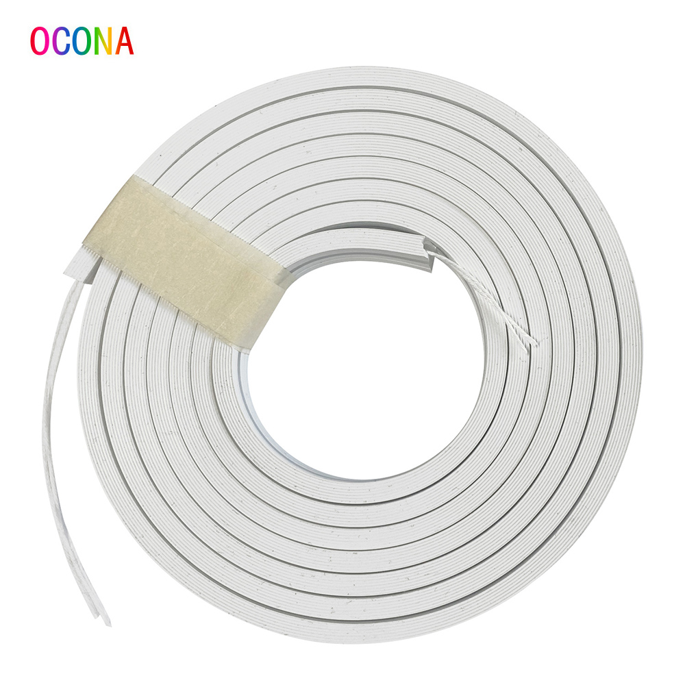 Tube Néon Flexible Super Fin, Sans Bande LED, Diffuseur Étanche IP67 pour SMD COB, 3mm, 4mm, 5mm, Vue Latérale, 4x10mm