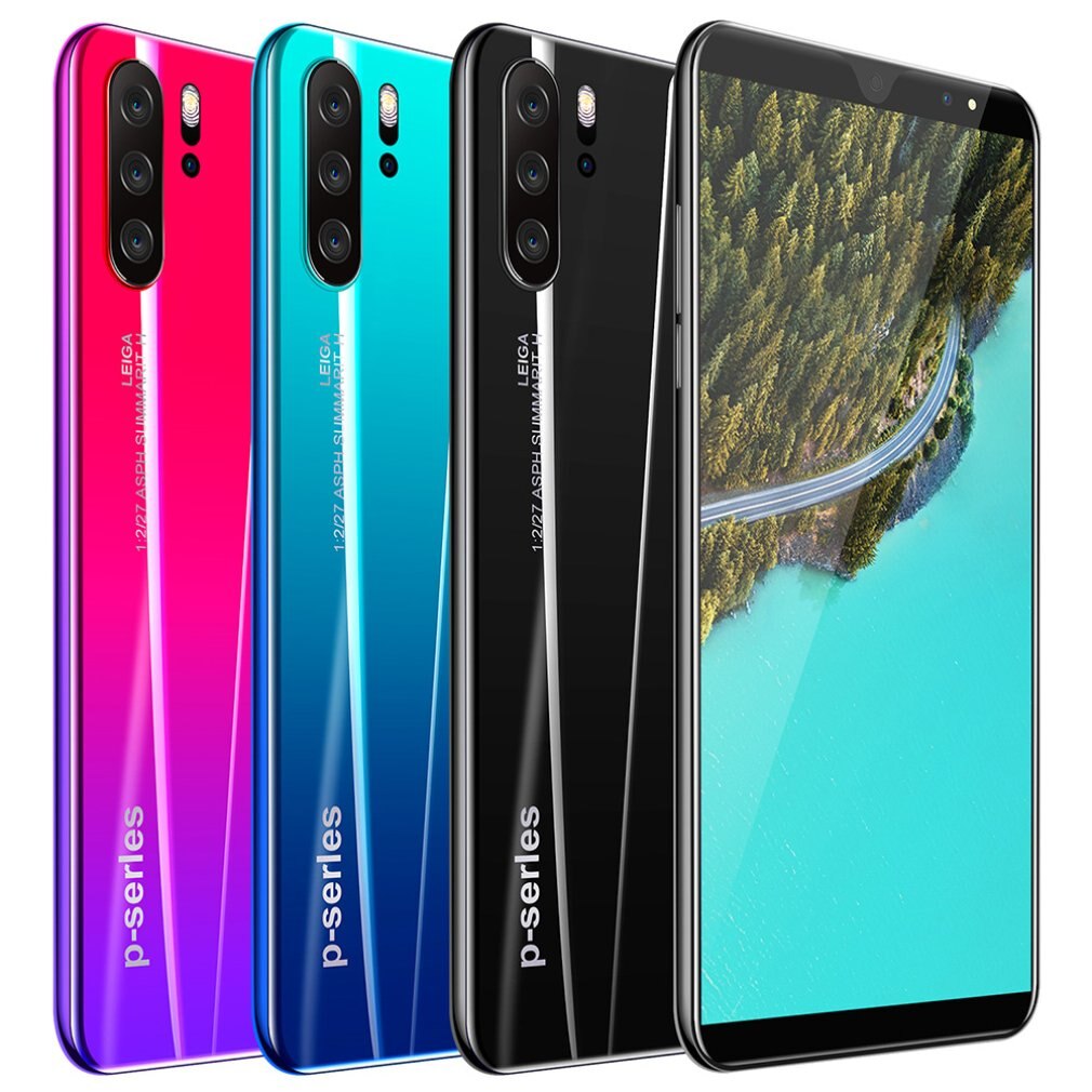 P33 Smart Phone 5 Inch 3G Large Screen Mobile Phone 512Mb Ram High Capacity Real Fingerprint Face Unlock Phones