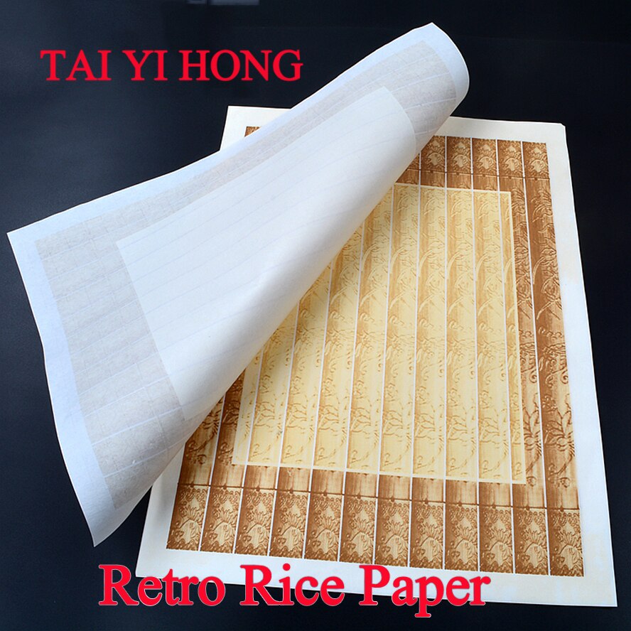 34*45 cm Retro Chinese kalligrafie Rijstpapier Roll Schilderen Xuan Papier Schilderen Supply