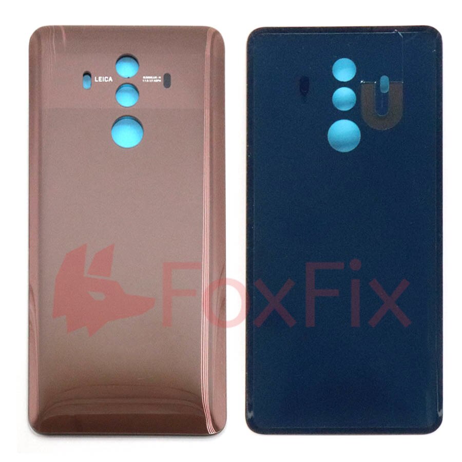 Bakglassdeksel til huawei kamerat 10 pro batterideksel bakdør glass kamerat 10 pro bakdeksel + reservedeler til fingeravtrykk