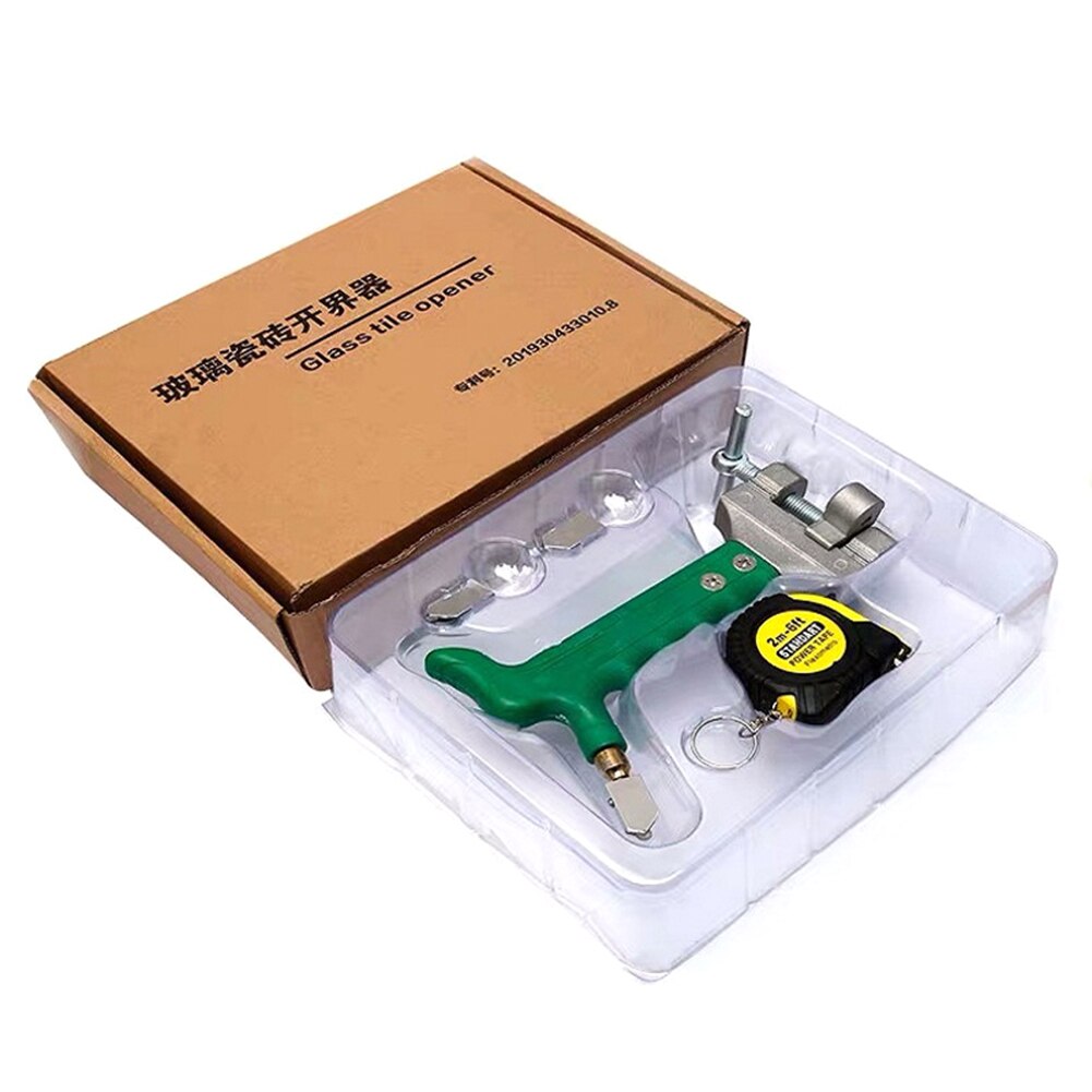 Glass Cutter Diamond Cutting Hand Tools Pro Steel Cutting Head Manual Glass Cutter Ceramic Tile Cutting Device Opener