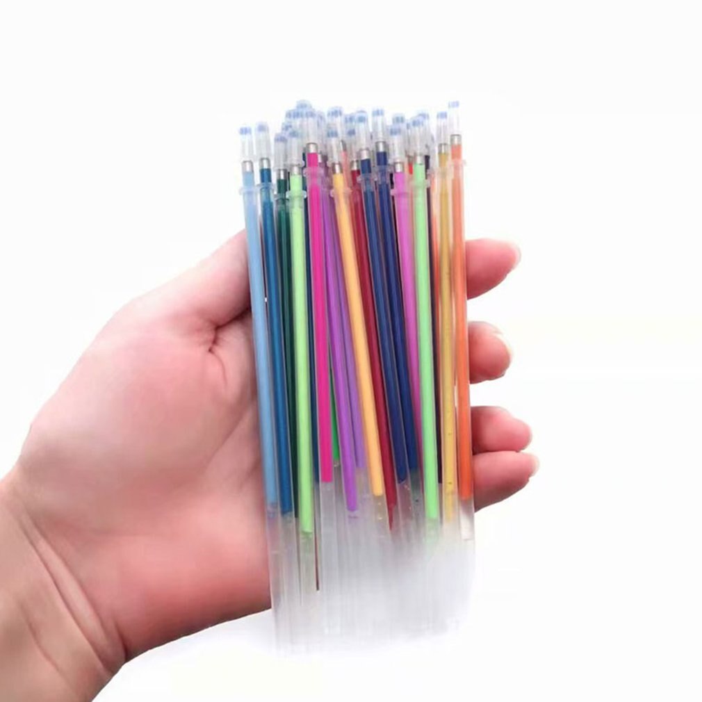 48 Stks/set 48 Kleuren Gel Pen Refill Multi Gekleurde Schilderen Gel Inkt Balpennen Vullingen Staaf Voor Handvat School Briefpapier