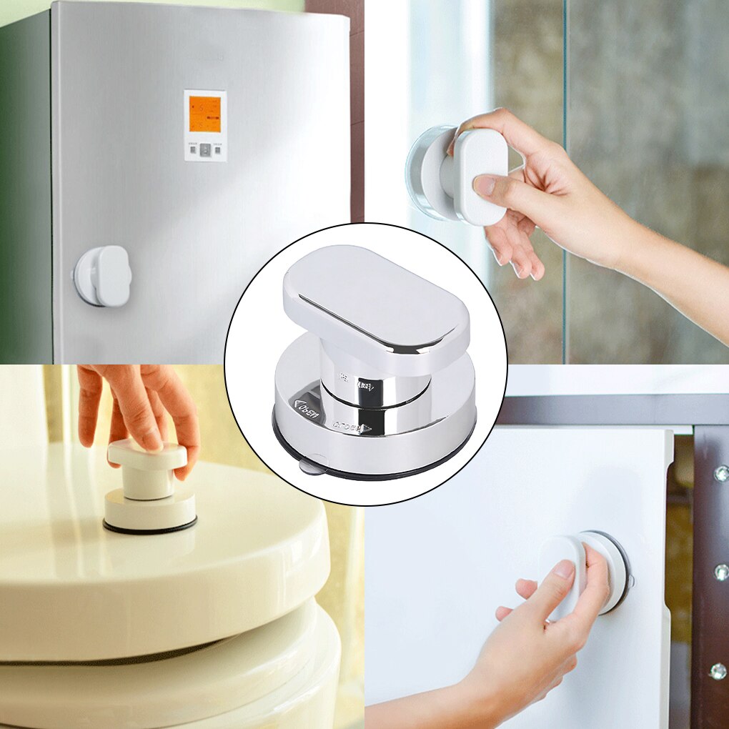 Sticky Refrigerator Handle Door Grab Bar Safety Wall Handle For Handle Bathroom Kitchen The Elderly Cupboard Armrest Reusable