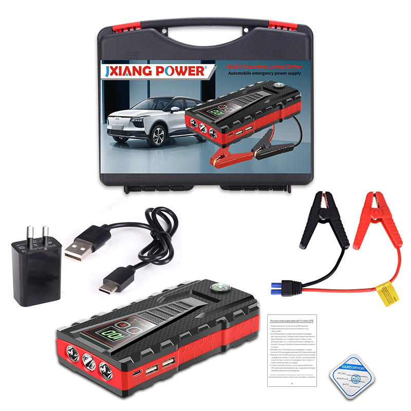 EAFC – démarreur de saut de voiture, batterie de recharge sans fil 22000mAh 1200A, Power Bank pour 12V, démarreur d&#39;urgence de voiture Jstar 4: Default Title