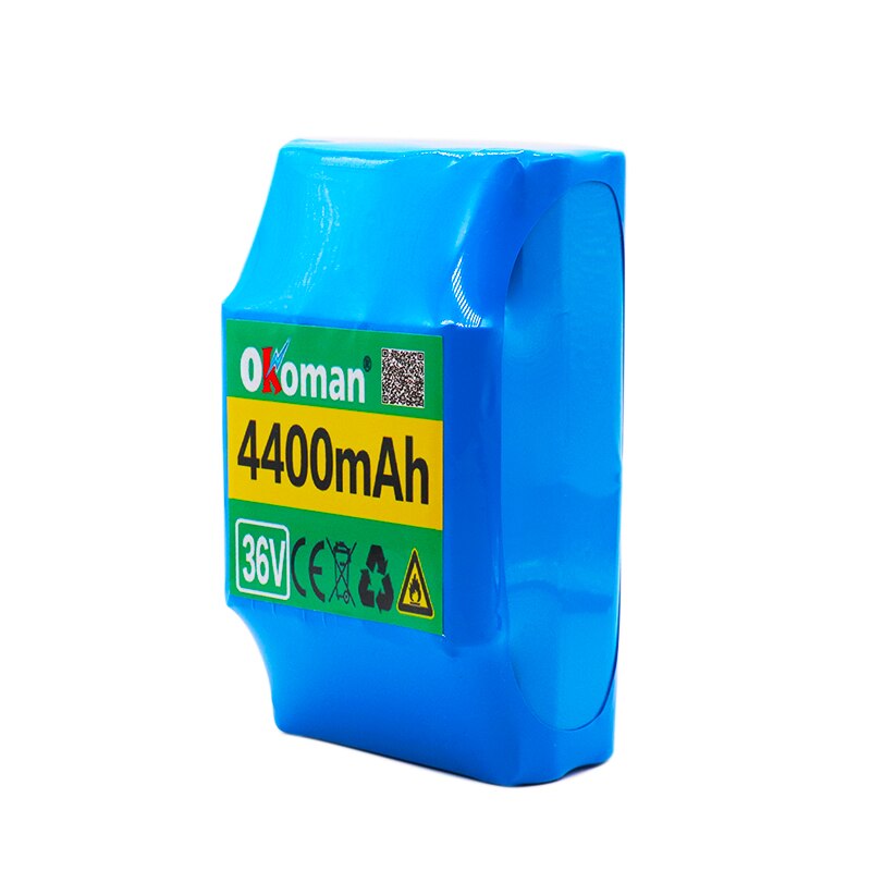 Okoman 36V 4,4 Ah 4400 mAh hohe ablauf 2 räder, elektrische Roller ausgleich 18650 Lithium-batterie Pack für selbst-ausgleichen passen