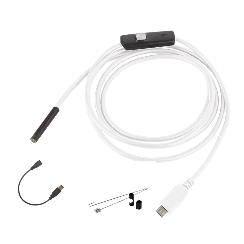 5.5Mm Endoscoop Waterdichte Borescope Inspectie Camera 6LED Voor Andorid Telefoon Webcam Kabel