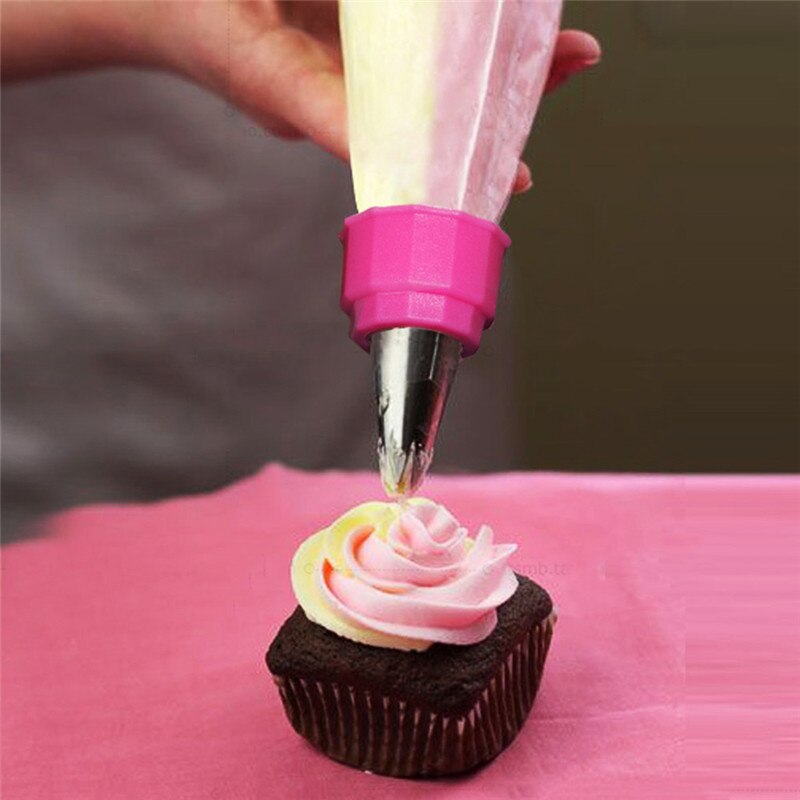 10 Pcs Cake Aluminium Taartvorm Bakken Tool Cupcake Ei Taart Fruit Taartvorm 4 Size Diameter Keuken Cake decoreren Gereedschappen: 1 PC flower bag