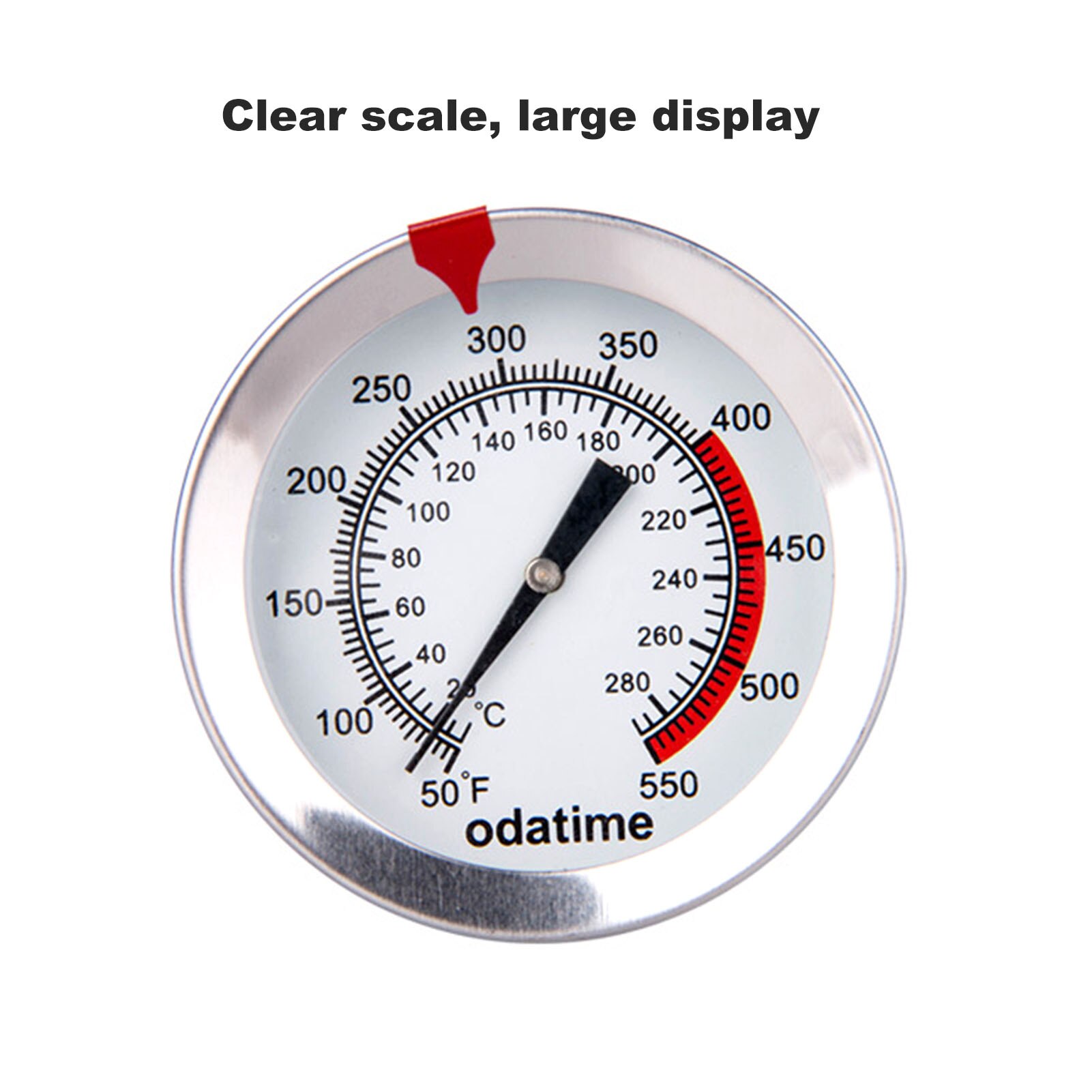 Probe Type Instant Reading Meat Thermometer Long Handle Barbecue Frying Thermometer With Fixing Clip Kitchen Cooking Baking