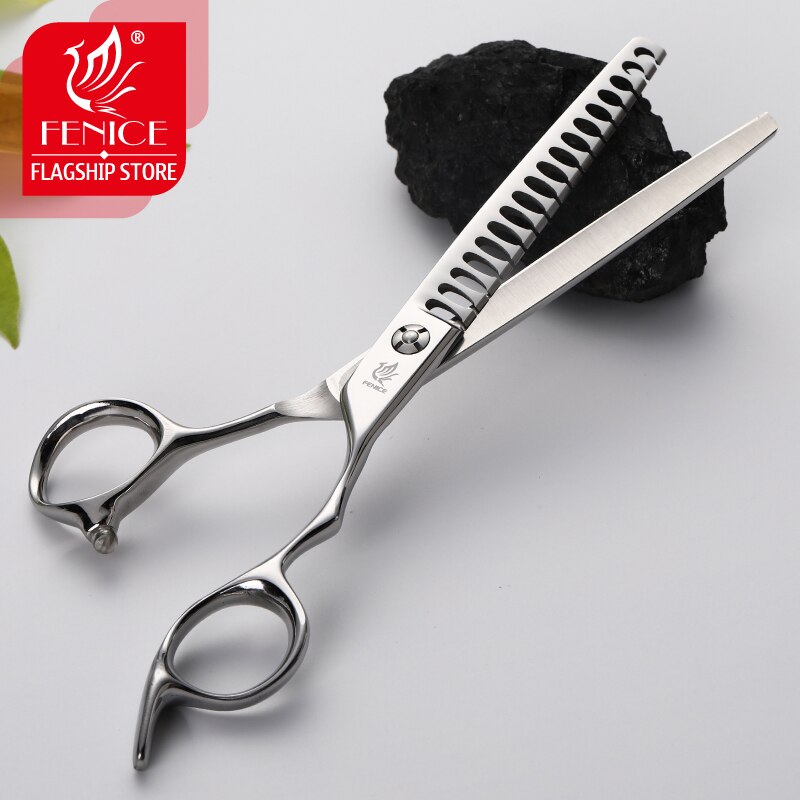 Fenice 6.5 inch Pet Grooming Dog Scissors for Bichon Pomeranian Thinning Rate 70% Japan 440C Thinning Shear