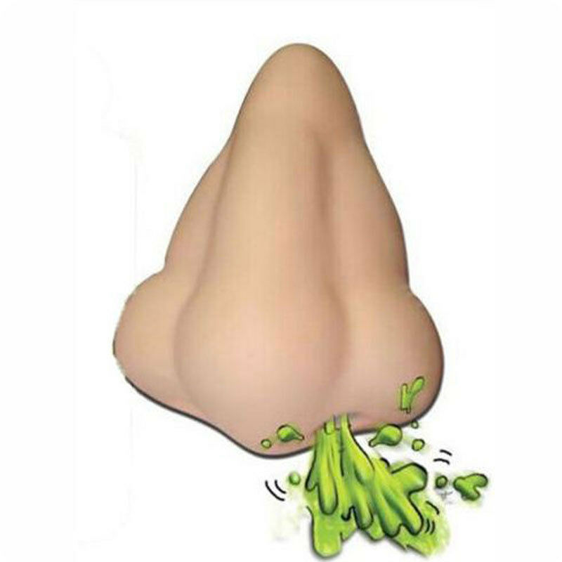 Sjov løbende næse shower gel dispenser vægmonteret shampoo sæbe dispenser næse sæbe dispenser shower gel hånd dispenser