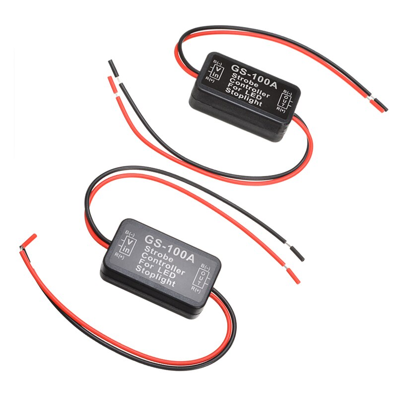 2 stücke GS-100A Blitz Strobe Regler Blinker Modul Für Auto LED Brems ...